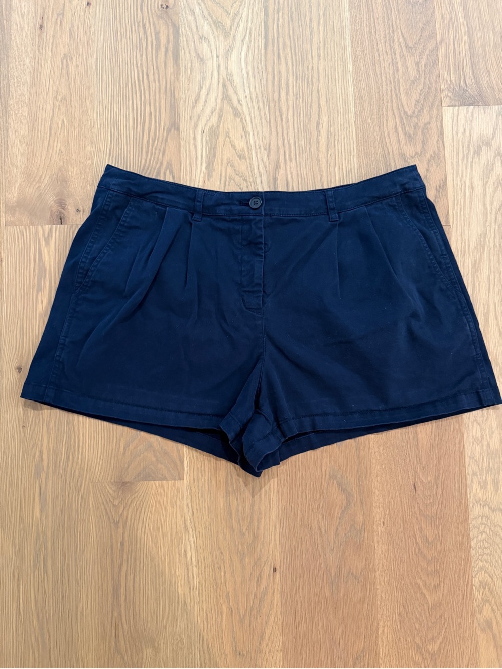 Jcrew Navy Casual Pleated Shorts 14